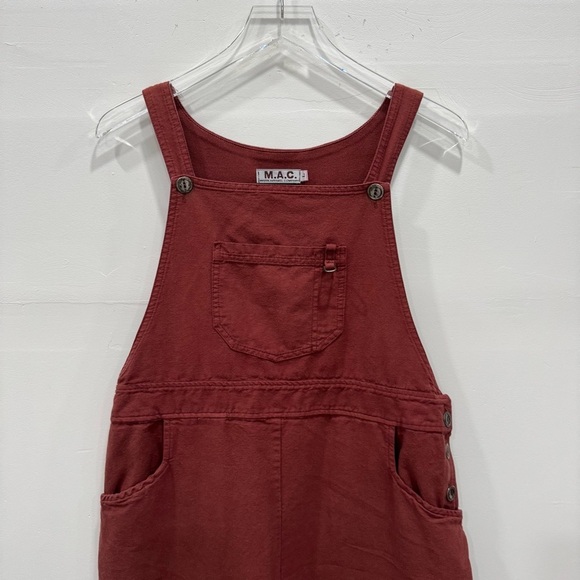 Marin Apparel Company M.A.C. Cotton Overall Dress Made in USA Large - Picture 3 of 9